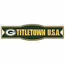 NFL Green Bay Packers 4.5-by-17 Sign "Titletown"