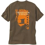 T-Shirt Brown  King Of Trinidad & Tobago  Country