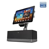 iLuv ArtStation Pro Enhanced Sound System for Samsung Galaxy Tab Series including 10.1 inch 16GB and 32GB, and 7.0 and 8.9 inch Sizes (iSM524BLK)