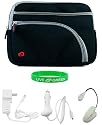 5n1 Non-OEM Amazon Kindle DX 9.7 Tri-Pocket Sleeve Case - Black
