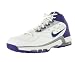 Nike Men's Air Max Baller Basketball Shoe White, Silver, Purple