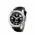 Moschino MW0019 Gents 'Joe Black' Leather Strap Watch