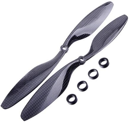 Lighting Hobby 2 Pairs Propellers 1045 10X4.5 Carbon Fiber Propeller CW/CCW Props for DJI Phantom QuadCoptor