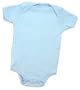100% Organic Infant One Piece Bodysuit, 3-6 Months, Lt. Blue
