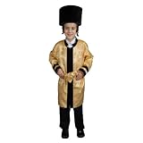 Kids Jewish Grand Rabbi Robe - Size Medium 8-10