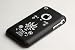 Apple iPhone 1G Soft Polycarbonate Slim fit Case - Black with Face Tattoo (Cozip Brand) Made in Korea