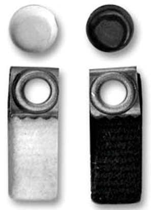 Karen Foster Design Ribbon Brads Black and White, 
