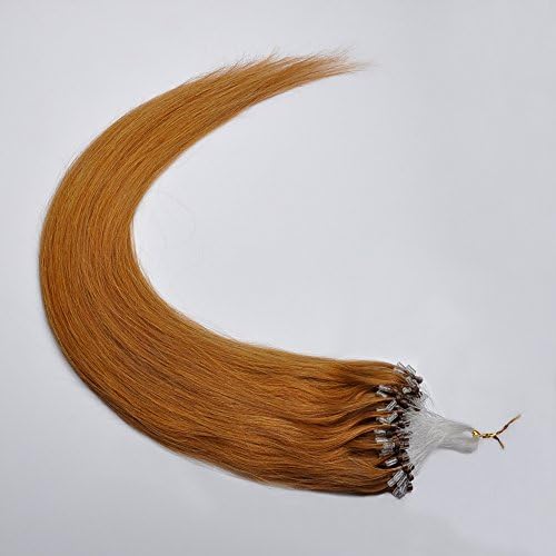 100S 26 Inch  Indian Full Head Remy Silicone Loop Human Hair Extensions 100g #12 Light Brown