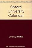Oxford University calendar. 1977-78