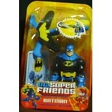 DC Super Friends Batman Black on Blue Throwing Action [Toy]