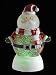 LED Lighted Color-Changing Santa Claus Christmas Glitterdome