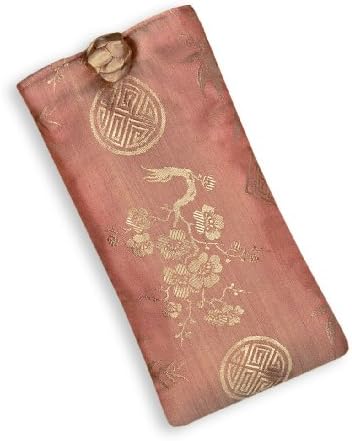 Silk Eyeglass Pouch (Peachrose)