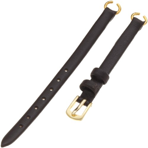 Hadley-Roma Womens LSL702RB RE-Y Genuine Calfskin Strap Ring-End Watchband