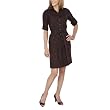 Merona&reg; Women's Shirred Waist Shirtdress - Brown Dot&nbsp;
