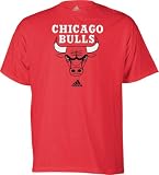 Chicago Bulls Youth adidas Short Sleeve Ringer Tee - Medium (10-12)