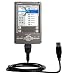 Electronics : Classic Straight USB Cable for the Sony Clie TJ27 with Power Hot Sync and Charge capabilities - Gomadic Brand w/ TipExchange Technology