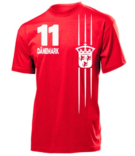 FUSSBALL WM 2014 – DÄNEMARK FANSHIRT 3219(K-R) Gr. 98/104