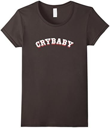 Women's Crybaby T-Shirt Cry Baby Sensitive Tender Hearted Honesty Medium Asphalt