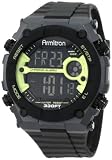 Armitron Men's 40/8260LGN Chronograph Lime Green Accented Grey Watch
