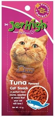 JerHigh Tuna Flavored Cat Snack Great Taste for Great Happiness 40g.