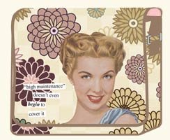 HealthPersonalCare: Anne Taintor High Maintenance Messenger Bag