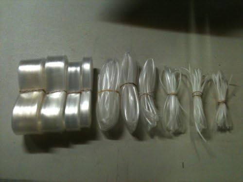 100' of 2:1 Polyolefin Clear Heat Shrink - (10) 10' Sections