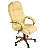 Miliboo - Fauteuil / chaise de bureau ivoire Toronto Image du produit
