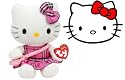 Hello Kitty Tartan Plaid TY Beanie, plush toys (Approximately 8" tall )