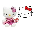 Hello Kitty Tartan Plaid TY Beanie, plush toys (Approximately 8 inch tall)