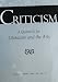 Books : Criticism: A Quarterly for Literature and the Arts (Volume 45, number 3)