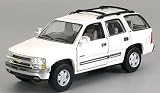 1/43 Chevrolet Tahoe Police SUV - Blank White