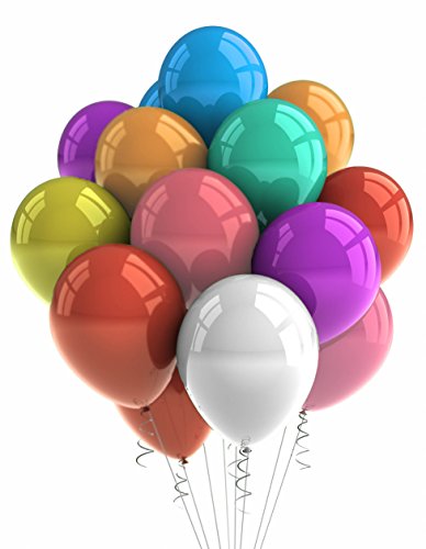 Balloons - 500 Multicolor Balloons - Party Decorations - Party Supplies - Birthday Party Supplies - Birthday Party - Balloons for Party - Party Supplies for Kids - Balloons Latex - Balloons for Birthday - Birthday Balloons - Balloons Helium - Birthda