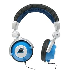 NFL Carolina Panthers Team Logo DJ Headphone
