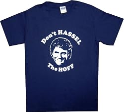 Don't Hassel the Hoff t-shirt blue