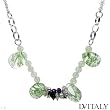 DV ITALY Nice Necklace With 69.60ctw Precious Stones - Genuine Amethysts, Aventurines, Chalcedonies, Freshwater Pearls, Quartz 925 Sterling silver. Total item weight 43.3g Length 16in