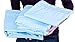 Clara Clark Bed Sheets, Premier 1800 Series 4 Piece Bed Sheet Set, Deep Pocket, Wrinkle, Fade, Stain Resistant, Luxury Soft Bedding Sheets & Pillowcases, Split King, Light Blue Aqua