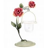 12 ROMANTIC ROSE VOTIVE HOLDER WEDDING CENTERPIECES