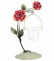 12 ROMANTIC ROSE VOTIVE HOLDER WEDDING CENTERPIECES