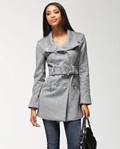 Double Breasted Belted Coat