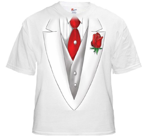 Tuxedo Men’s T-Shirt (White) #6 Tuxedo Men’s T-Shirt (White) #6