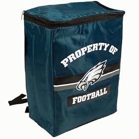 PHILADELPHIA EAGLES OFFICIAL LOGO INSULATED BACKPACK COOLER BAG