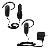Essential Kit for the Jabra BT2010 - includes Car and Wall Charger with Rapid Charge Technology - Gomadic Brand w/ TipExchange Technology