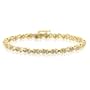 10K Yellow Gold 1/4 ct. Diamond Tennis Bracelet