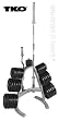 TKO 843OPT Olympic Plate Tree with Bar Holders