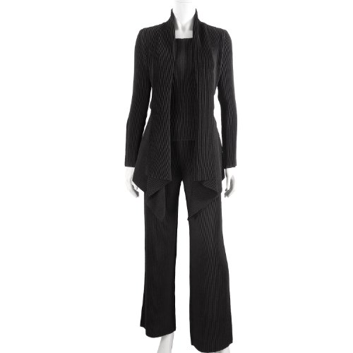 (スペッチオ) SPECCHIO カーディガン＆ジャケット パンツスーツ 3セット ブラックフォーマル