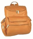 David King Leather Multi Pocket Backpack
