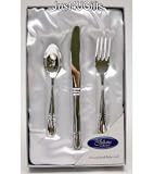 Baby Cutlery Set Silver Plated - Christening Gift