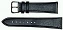 18mm Black Calf grain replacement Watch strap