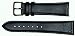 12mm Black Calf grain replacement Watch strap