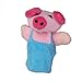8pcs the Three Little Pigs Finger Puppets Nursery Rhyme/Fairy Tale Set